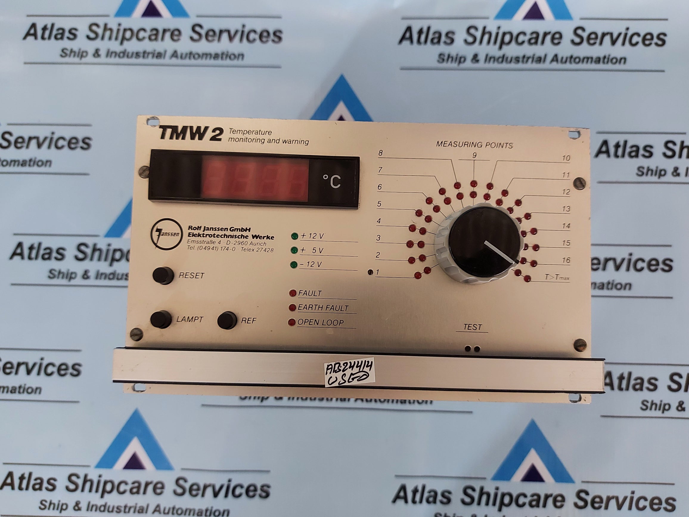 ROLF JANSSEN TMW2 TEMPERATURE MONITORING AND WARNING 01.1995.010